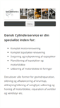 Mobile Screenshot of danskcylinderservice.dk
