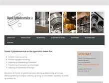 Tablet Screenshot of danskcylinderservice.dk